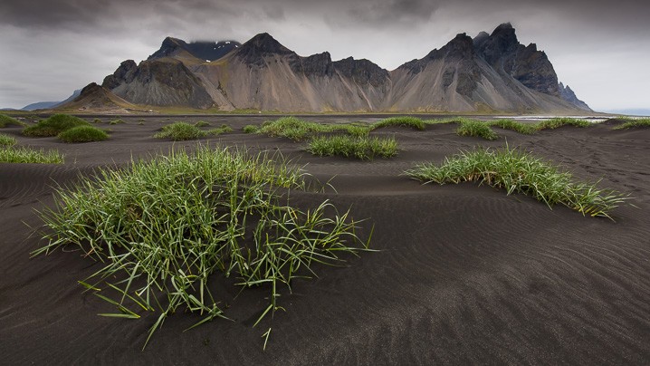 Landschaft Stokksnes